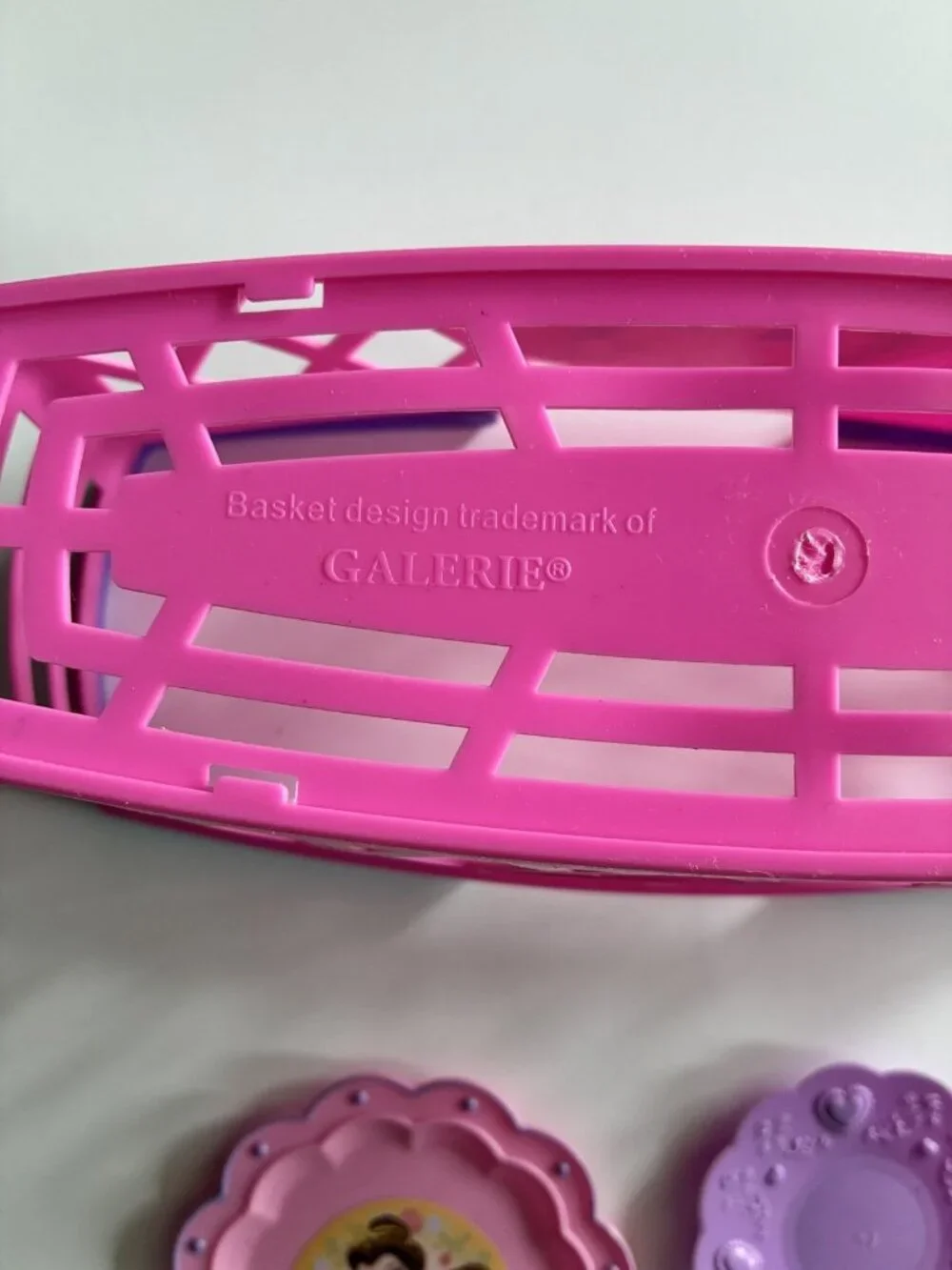 Disney Princess Pretend Play Shopping Basket & Plates Set Kids Toy Kitchen